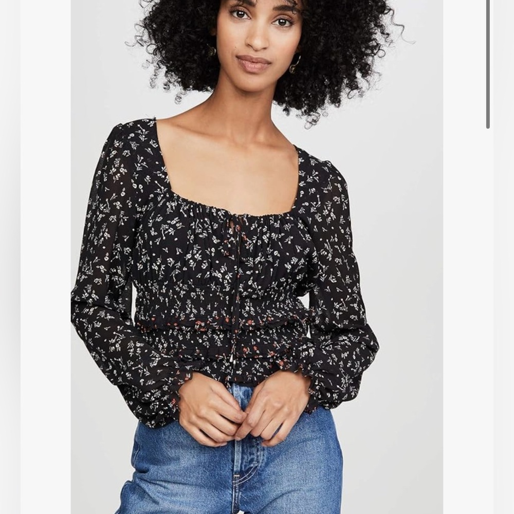 Free‎ People Floral Lolita Top